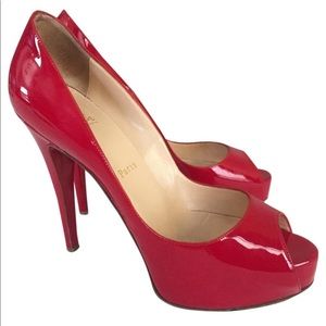 Christian Louboutin Very Prive Patent Pumps